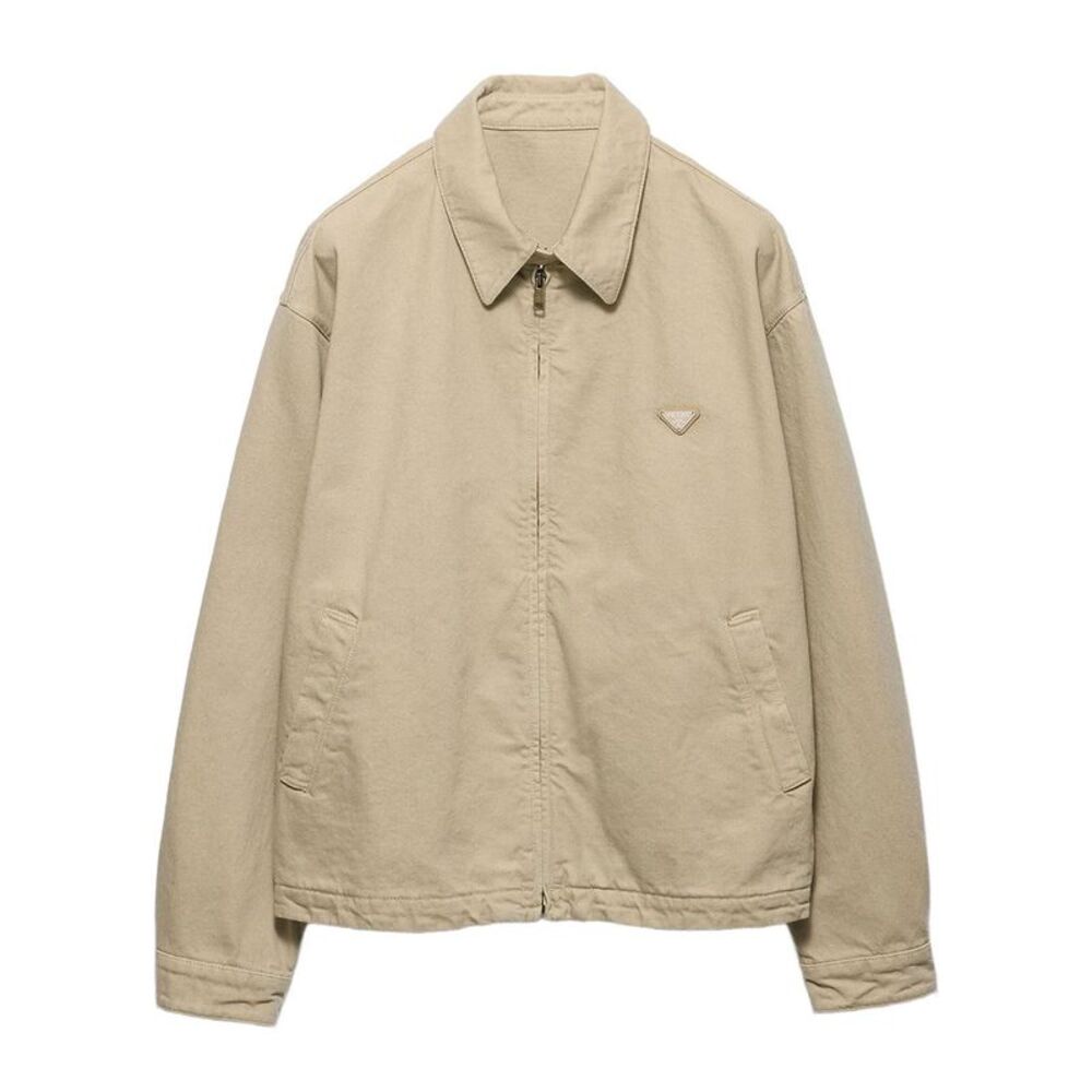 Prada Men Old Denim Blouson Jacket